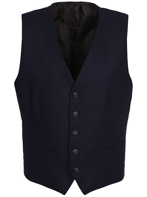Cream Linen Waistcoat - Image 4