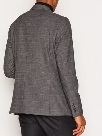 Charcoal Check Suit Jacket