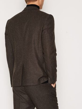 Light Brown Textured Blazer