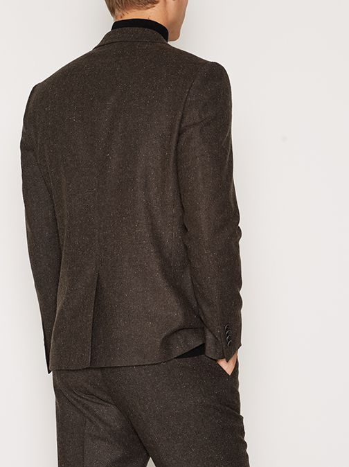 Light Brown Textured Blazer - Image 2